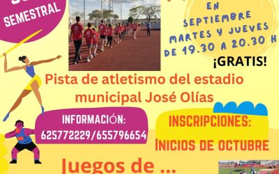 Nueva temporada de la Escuela de Atletismo en Carmona