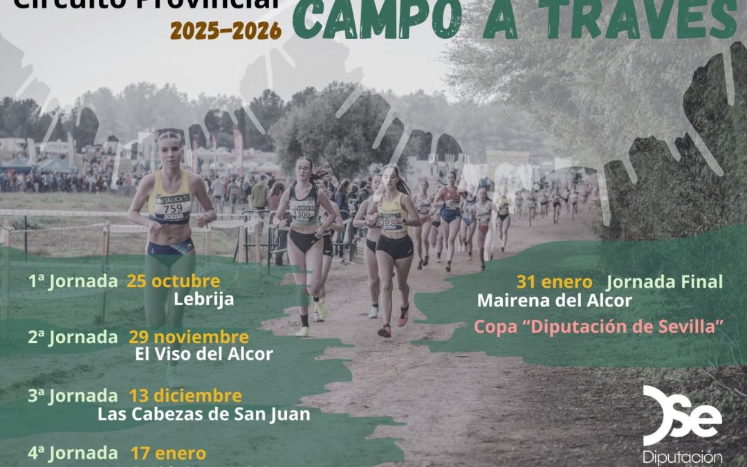 El club Gaïa en el Circuito Provincial de Campo a Través